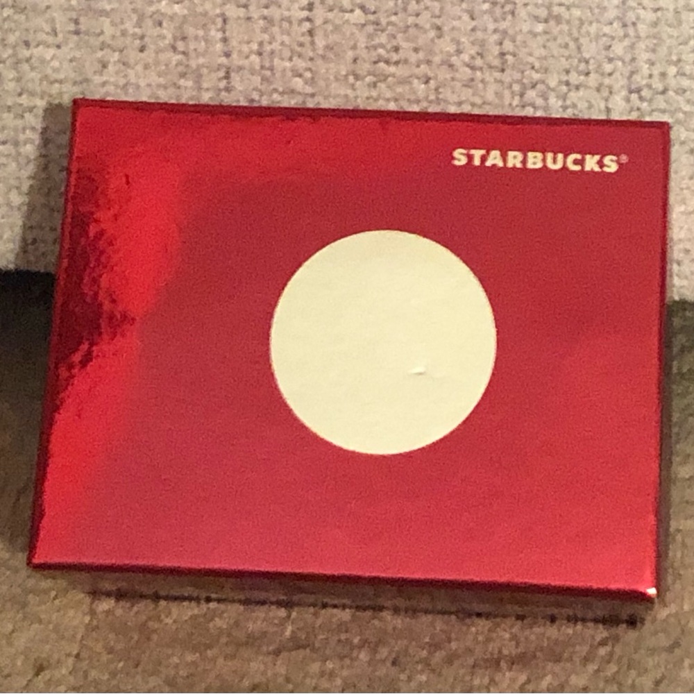 Starbucks White and Gold Zipper Travel Mug- 2015 With Red Box - Picture 6 of 6